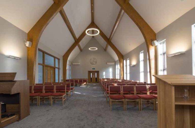 interior of the new centenary chapel