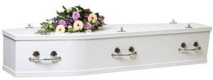 Adult MDF coffin White