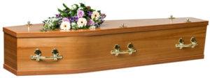 Veneered Elm Coffin